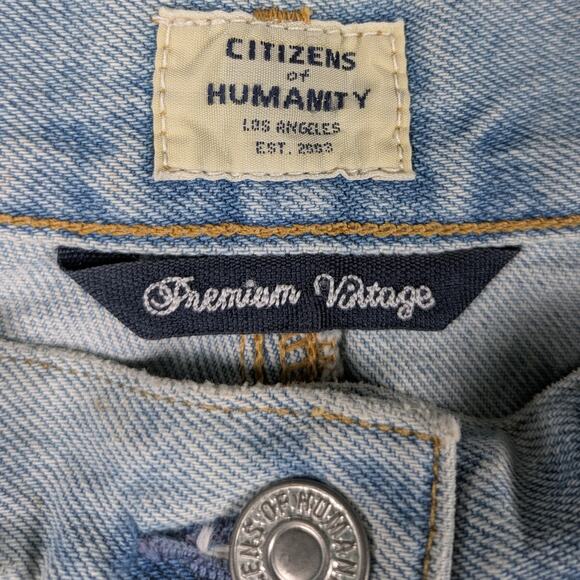 Citizens Of Humanity Anouk Denim Midi Skirt Womens NWT Size 23 - Picture 9 of 11